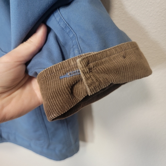 L.L.Bean Sherpa Lined Chore Jacket L Tall Vintage Country Western - Picture 7 of 9